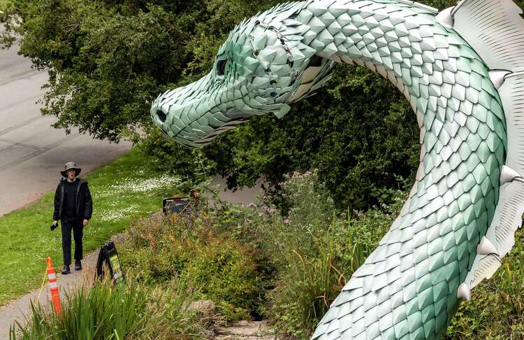 Giant Sea Serpent Sculpture Unveiled in Golden Gate Park