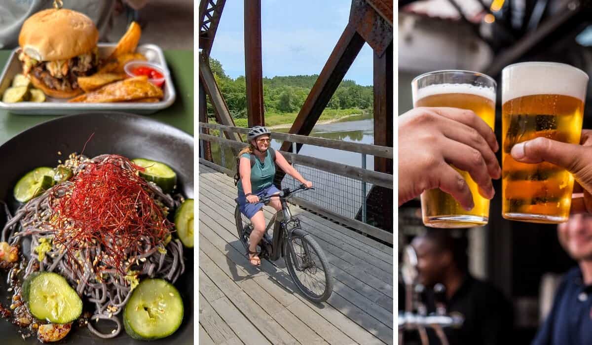 Explore Ebikes and Breweries Along the Lamoille Valley Rail Trail
