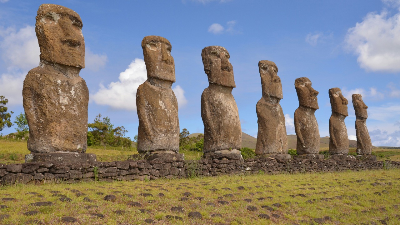 A Mysterious Statue Emerges on Easter Island