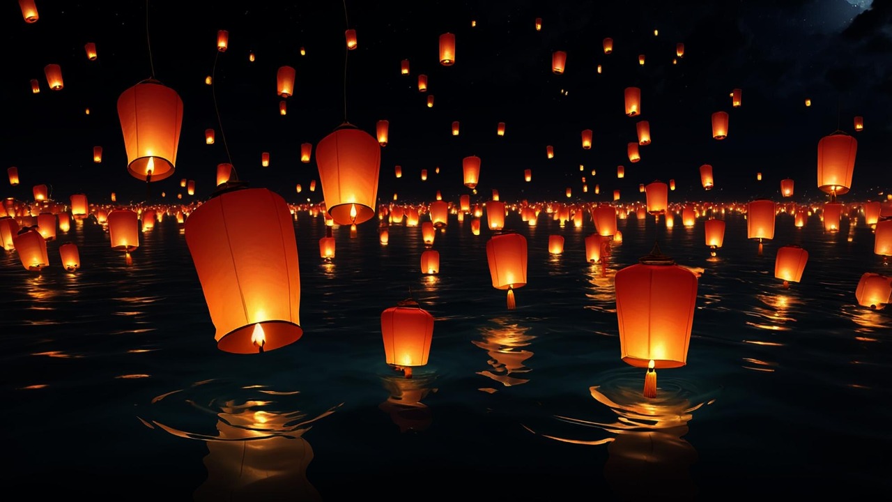 Oakland Lake Merritt’s Floating Lantern Festival