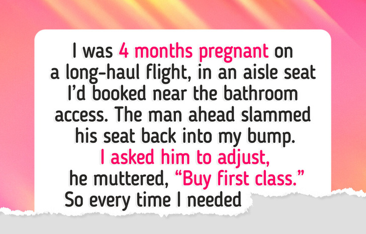 The Man in Front Reclined — So I Taught Him a Lesson