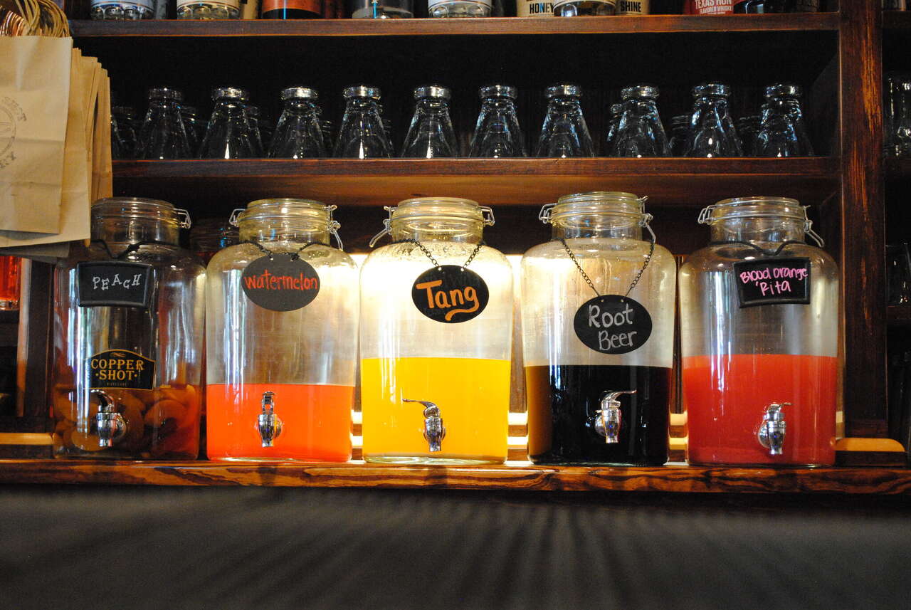 Texas town serves moonshine flights with Southern charm