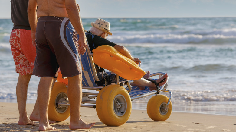 Oregon Beaches Provide Free Wheelchairs With Dune Buggy Wheels For Visitors