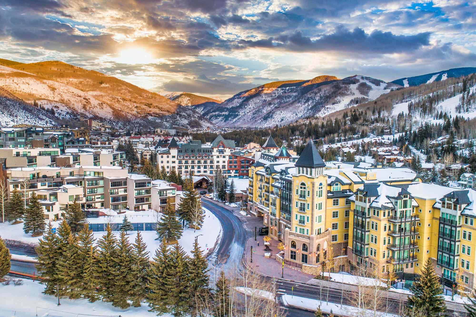 A Fairy Tale Western Ski Town with European Charm and Mountain Views