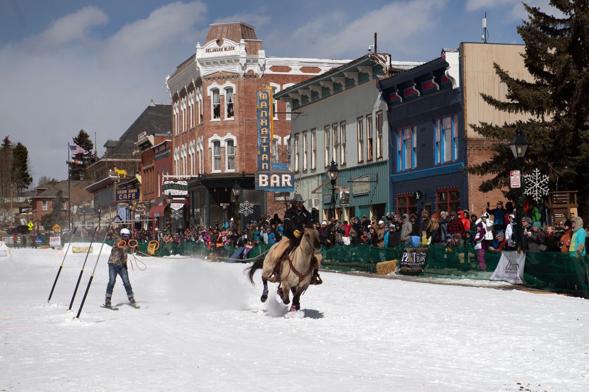 Skijoring in America’s Highest City