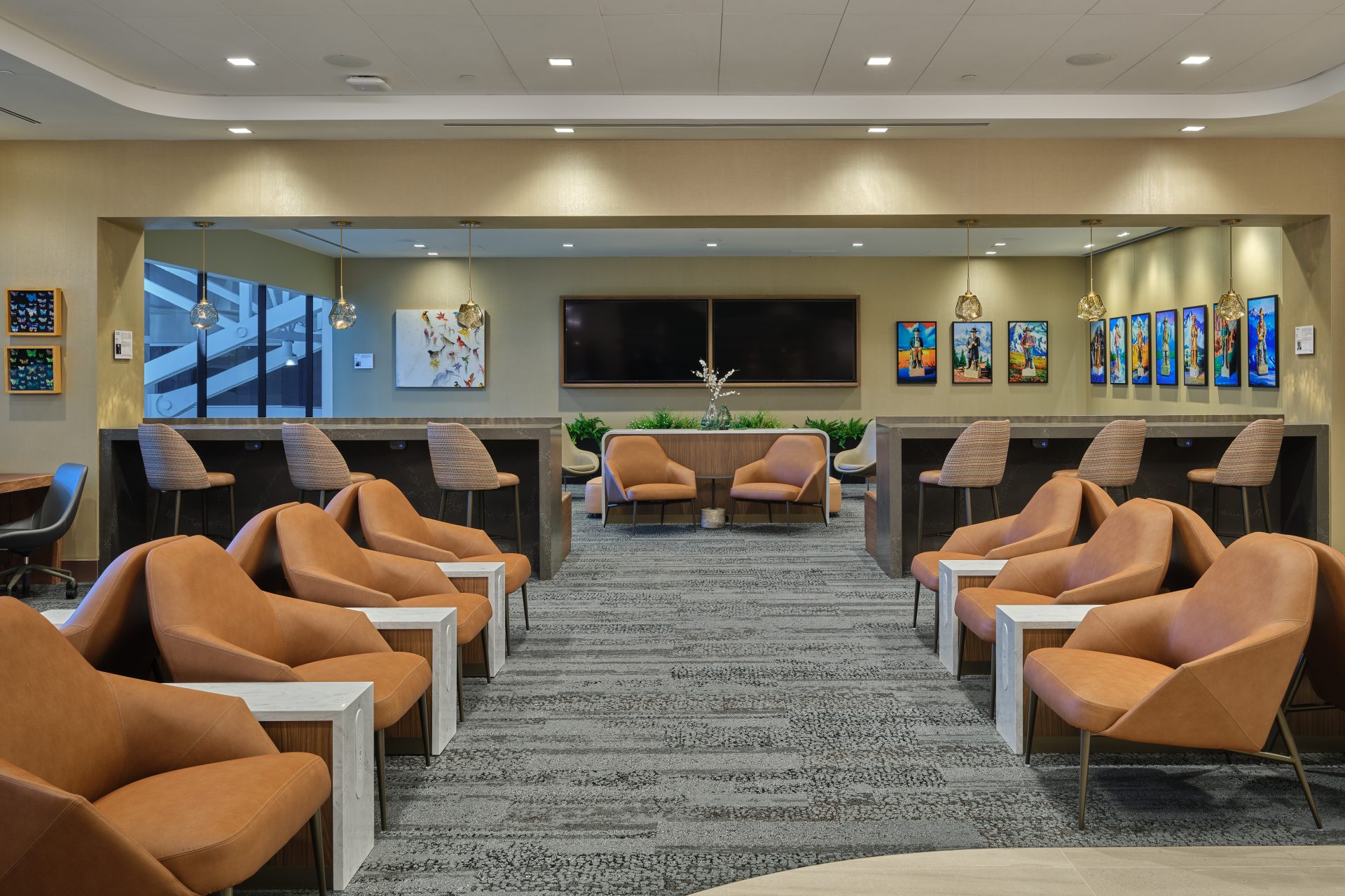 Delta Sky Club at Denver Airport: A Glimpse Inside the Lounge