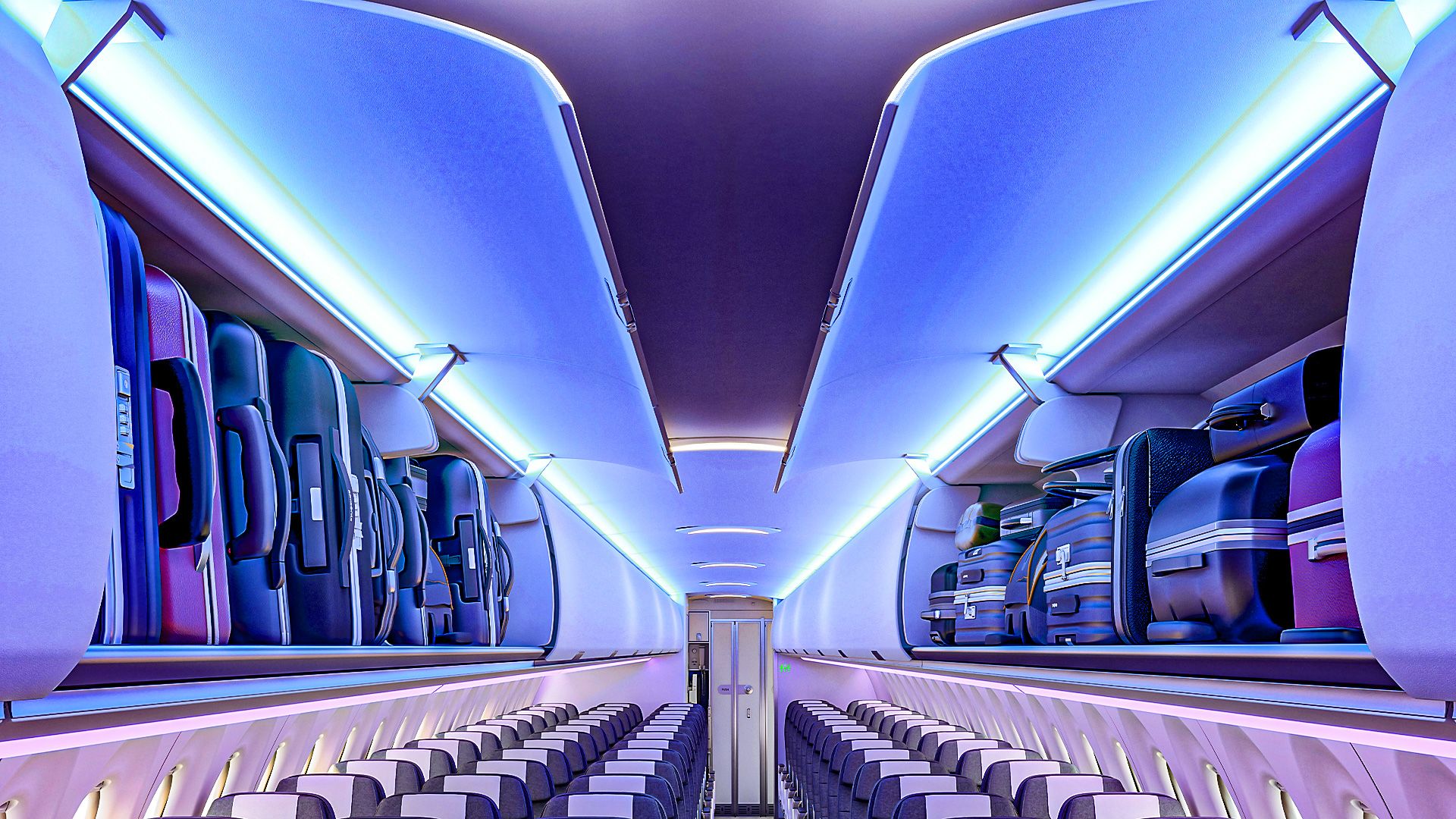 The Airbus A220’s innovative cabin that blends space and efficiency