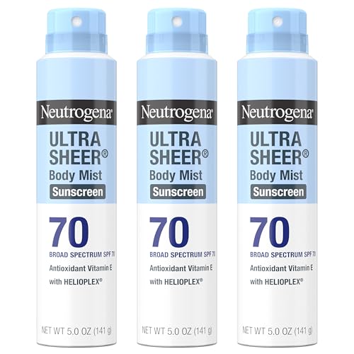 Neutrogena Ultra Sheer Body Mist Sunscreen SPF 70 Review