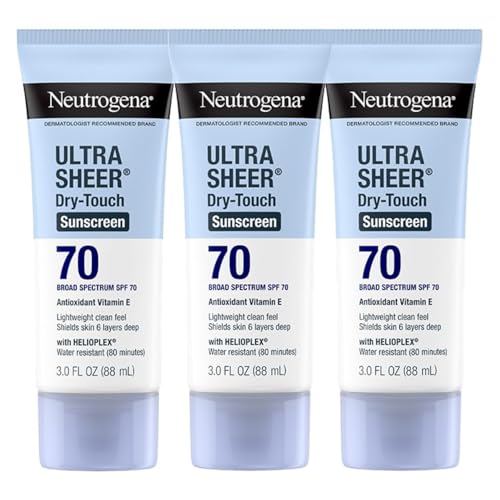 Neutrogena Ultra Sheer Sunscreen SPF 70 | Dry-Touch Review