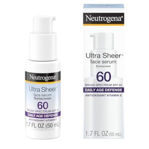 Neutrogena Ultra Sheer Face Sunscreen SPF 60 Review | Lightweight Protection