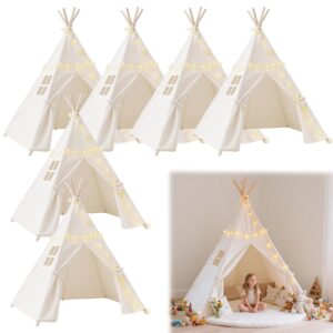 Windyun 6 Pack Teepee Tent for Kids – Cozy Play Fun!