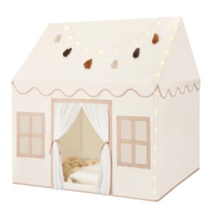Kids Tent Playhouse: Indoor/Outdoor Fun w/ Star Lights