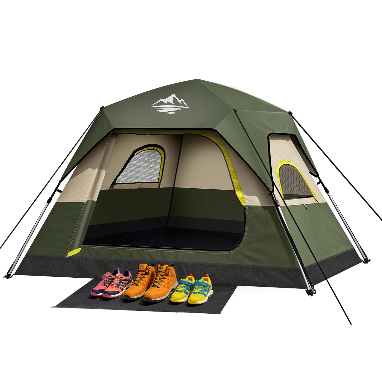 Pop Up Tents for Camping 4 Person: Easy Setup & Waterproof