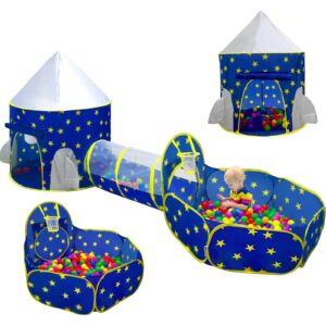Rocket Ship Kids Ball Pit Play Tent | Fun Toddler Toy