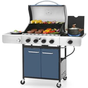 SUNLIFER Barrel BBQ Grill: Spacious Outdoor Charcoal Grill