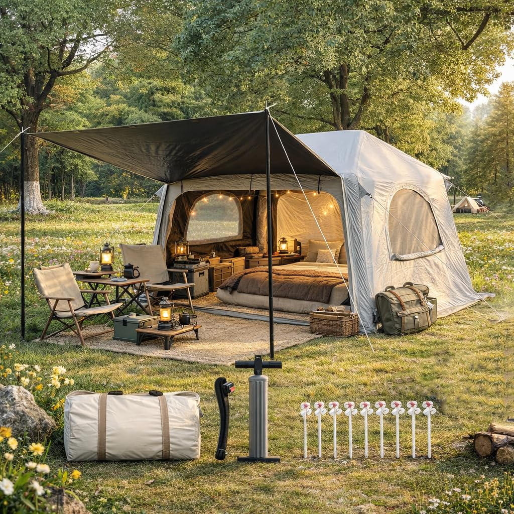 VINGLI Inflatable Camping Tent: Reviews & Features