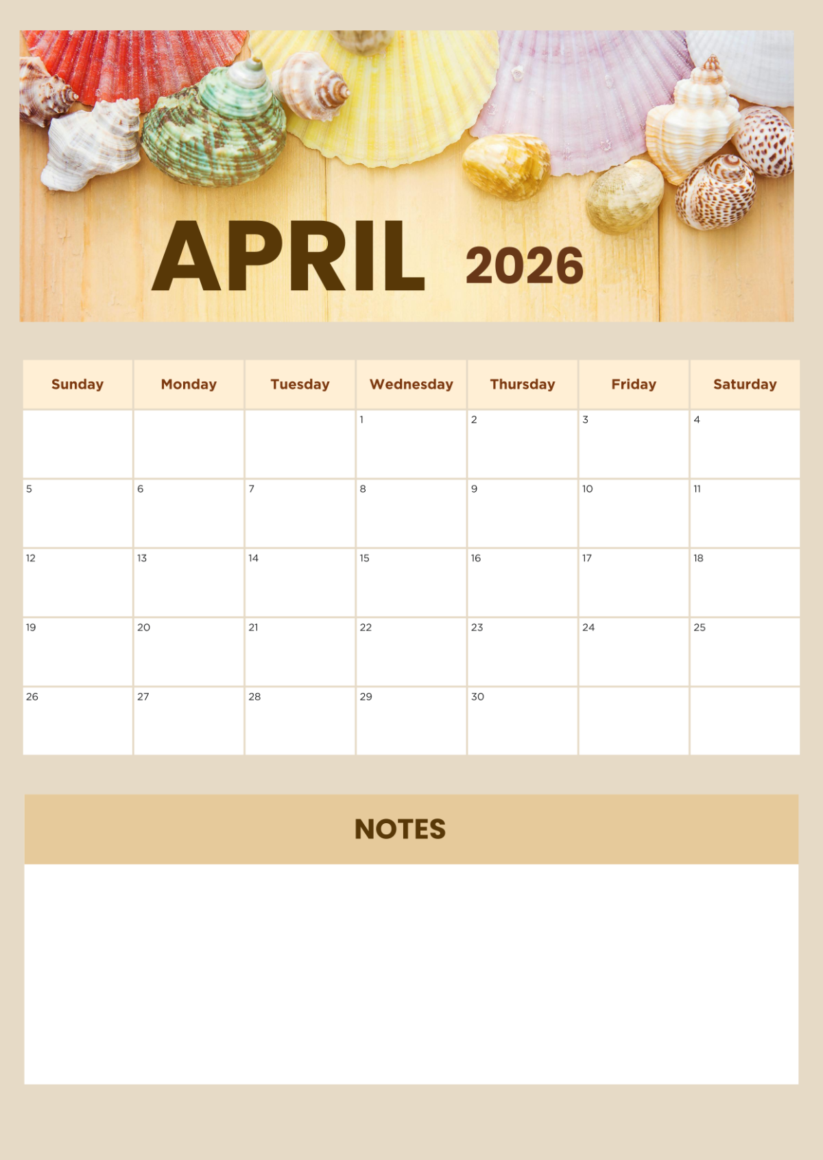 April 2026 Aesthetic Calendar: Trends and Stylish Designs to Watch