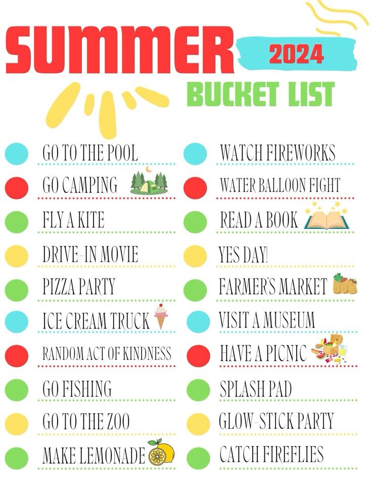 IMAGE: Top 20 Must-Do Summer Bucket List Ideas for 2024