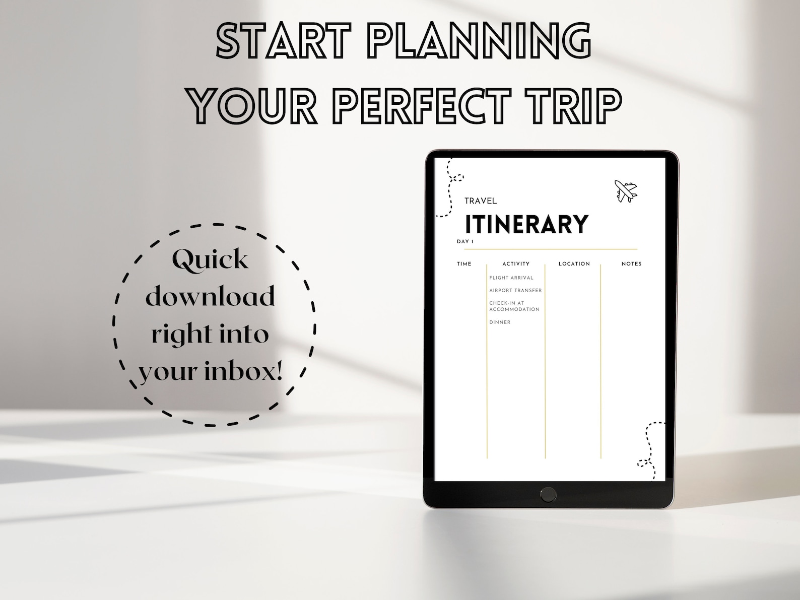 Create a Detailed Travel Itinerary Template for Your Next Adventure