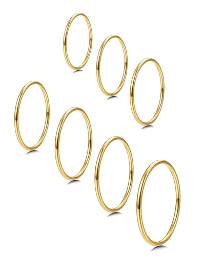 MILACOLATO Gold Rings for Women – Simple, Elegant, and Affordable