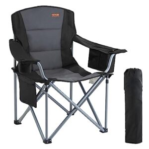 VEVOR Oversized Camping Folding Chair – Perfect for Outdoor Adventures