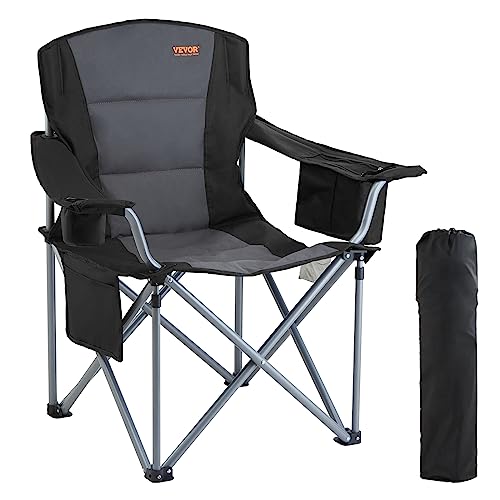 VEVOR Oversized Camping Folding Chair – Perfect for Outdoor Adventures