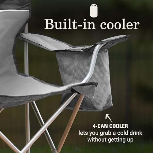 Coleman Portable Camping Chair with Cooler & Cushioned Seat – Amazon