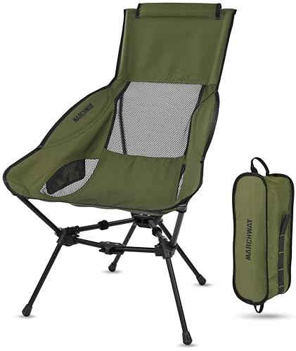 MARCHWAY Lightweight Folding Camping Chair with Head Support – Amazon