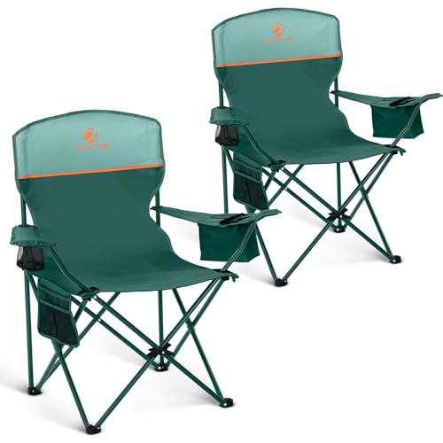 ALPHA CAMP Camping Chairs 350LBS Capacity – Best Camping Chair