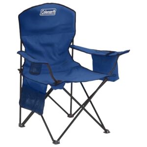 Coleman Portable Camping Chair with 4-Can Cooler – Great for Camping, Tailgating, and Patio