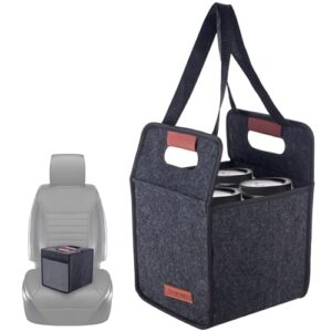 Foyego 4 Cup Insulated Drink Carrier with Handle – Reusable and Portable