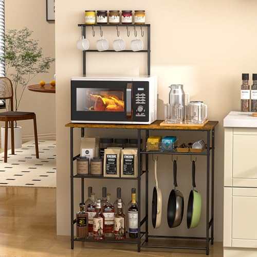 3IngSeagulls Baker’s Rack for Kitchen with Storage – Amazon