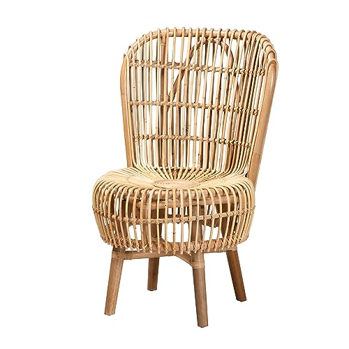 Bali & Pari Nagoya Modern Bohemian Natural Rattan Tall Accent Chair Review