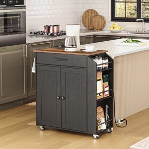 HOOBRO Kitchen Island with Power Outlet, Storage – Amazon Reviews