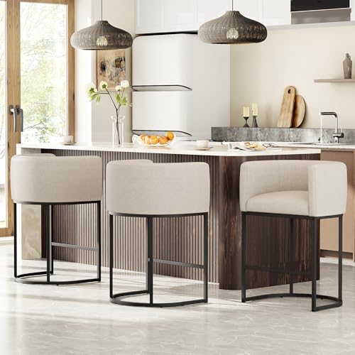VATROS 26" H Counter Height Bar Stools Set of 3 Review: Style and Comfort