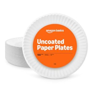 Amazon Basics 9 Inch Paper Plates Review: 100 Count Bundle