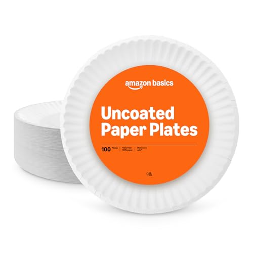 Amazon Basics 9 Inch Paper Plates Review: 100 Count Bundle