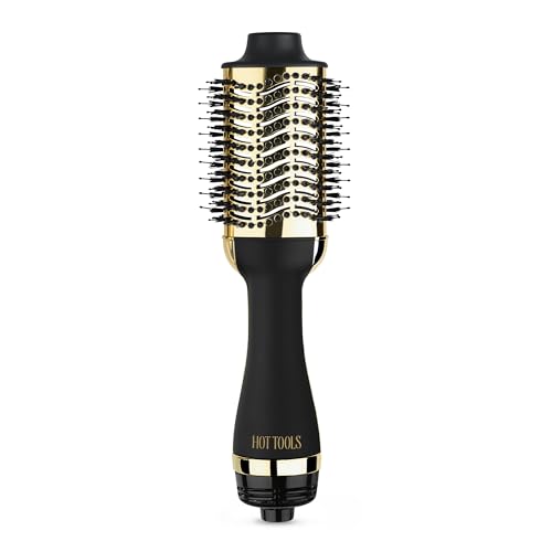 HOT TOOLS 24K Gold Blow Dryer Brush Review: 1-Step Blowout