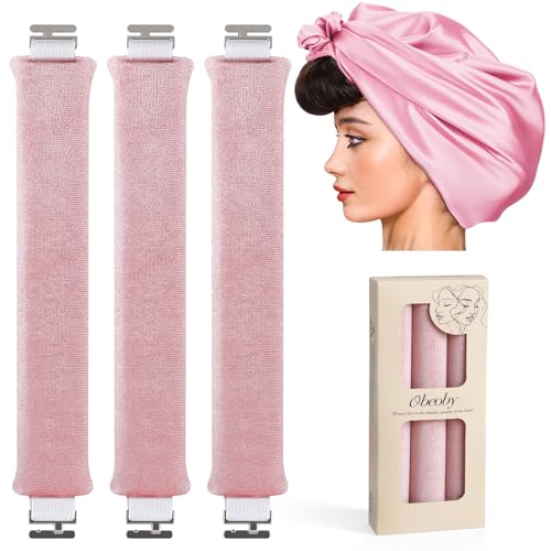 Heatless Curlers Overnight Set – No Heat Curls for Long Hair