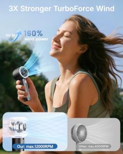 SWEETFULL Mini Fan Portable: Cute Handheld Turbo Fan Review