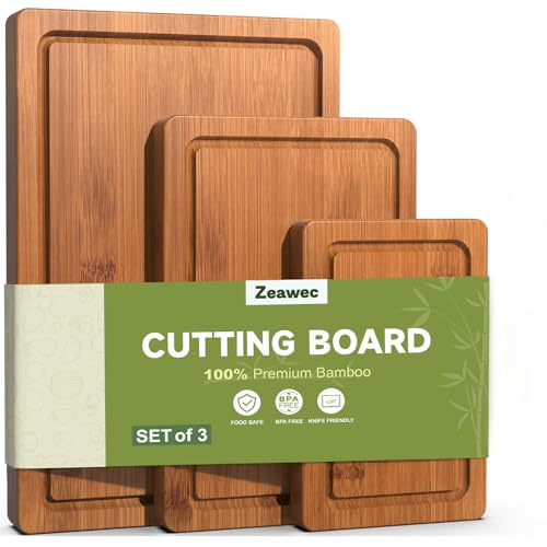 Zeawec Bamboo Cutting Board Set Review – .33 Steal