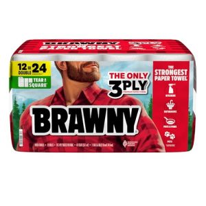 Brawny Tear-A-Square 3-Ply Paper Towels Review: Strong & Absorbent