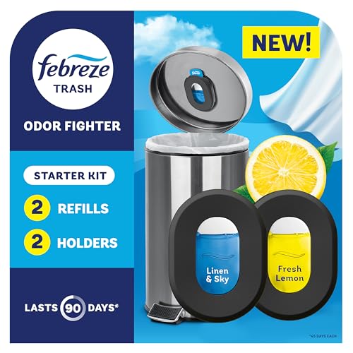 Febreze Trash Odor Fighter Review: Fresh Garbage Cans