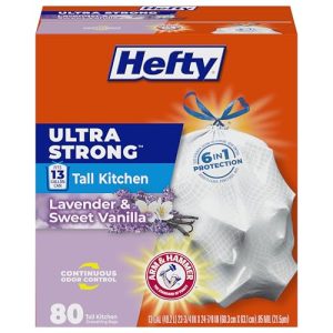 Hefty Ultra Strong 13 Gallon Trash Bags Review: Durable & Odor Control