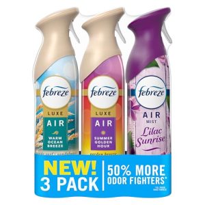 Febreze Air Mist Variety Pack Review: Lilac Sunrise, Warm Ocean Breeze, Summer Golden Hour